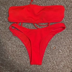 Small Red bathing suit